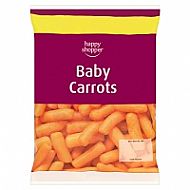 Frozen baby carrots