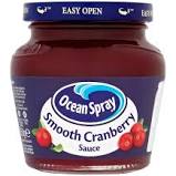 Ocean spray cranberry sauce