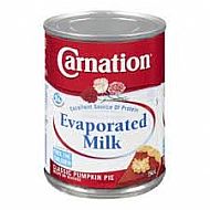 Carnation evaporated milk