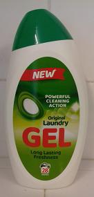 Gel washing liquid