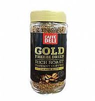 Gold freeze dried coffee