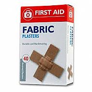 Fabric plasters
