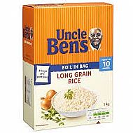 Uncle Bens boil in bag rice