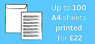Up to 100 sheets single-sided