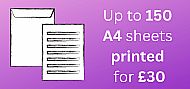 Up to 150 sheets single-sided