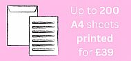 Up to 200 sheets single-sided