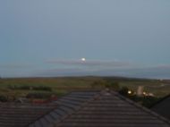 Sunset, living room window