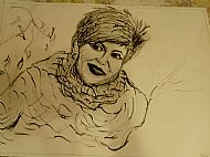 A portrait sketch.