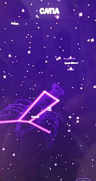 A constellation with a star - Catia.