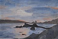 Judith Scurfield Wells, The Sound of Mull Sunset