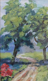 SOLD I See Trees of Green and Red Roses too….