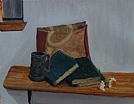 John Forrester, Still Life with Old Books