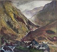 Margaret Muiry, In the Lee of the Mountain