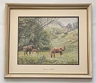 'Horses at Wadenhoe' - Diana Hudson(1985)