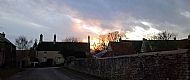 8 Jan 2016 - Sunset, Pilton Road, Wadenhoe.