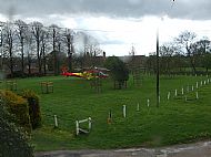 May 2013 - Aerial visitor on The Green