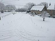 24 Jan 2021 - The Green under a blanket of snow.