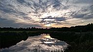 Jul 2016 - Sunset - The river mirrors the sky.