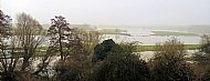 Mar 2016 - Wadenhoe water meadows in flood, from Church hill.