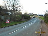 Not much scope for a pavement.