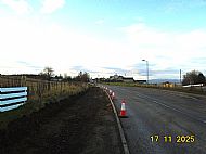 Looking back to the Village