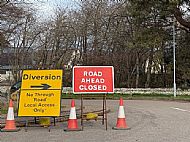 A sample of the plethora of signs that decorated the countryside. 