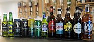 Bar drinks selection