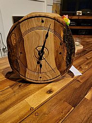 Live ash clock