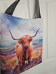  Highland cow bag. 2