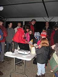 Opening the moth trap