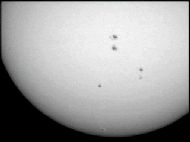 Webcam Image of the Sun