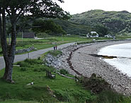 the shoreline at inverkirkaig, just down from the cottage