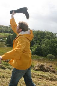 Welly Throwing