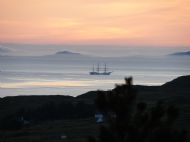 Tall ship on The Minch