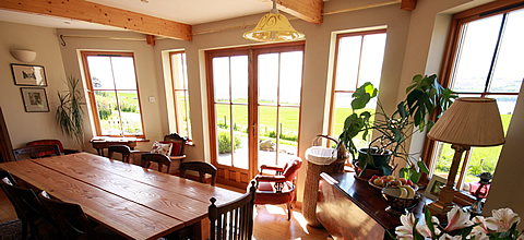 netherton farm dining room with view