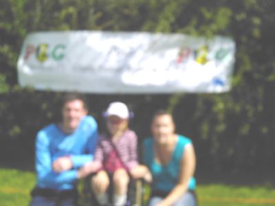 the harris family - dale, mya and leah