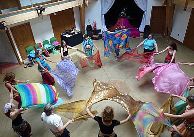 veil workshop in progress