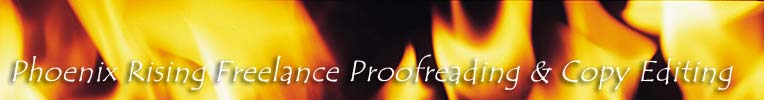 Phoenix Rising Freelance Proofreading & Copy Editing