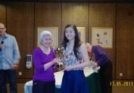 Ladies' Singles winner