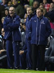 JOE JORDAN AND HARRY REDKNAPP AT WHITE HART LANE