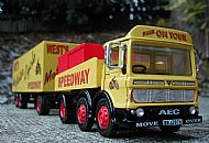 AEC MAMMOTH 6X4 LORRY & TRAILER.