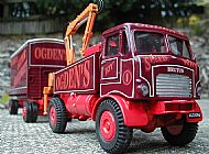 AEC MATADOR TRACTOR WITH PACKING TRAILER.