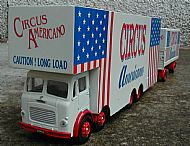 LEYLAND OCTOPUS LORRY & TRAILER 'CIRCUS AMERICANO'.