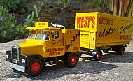 GUY/SCAMMELL 4X2 TRACTOR & TRAILER.