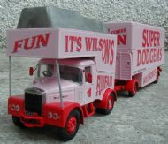 SCAMMELL HIGHWAYMAN GENERATOR LORRY AND PACKING TRAILER.