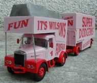 SCAMMELL HIGHWAYMAN GENERATOR LORRY AND PACKING TRAILER.