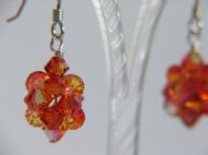 WOVEN BALLS IN FIRE OPAL