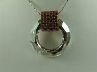 20MM SWAROVSKI CRYSTAL RING IN GOLDEN SHADOW