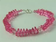 LILLIPAD & BICONE BRACELET