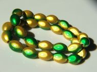 OVAL MIRACLES-GREEN & YELLOW